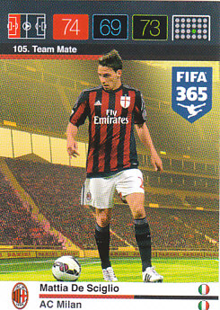 Mattia De Sciglio A.C. Milan 2015 FIFA 365 #105